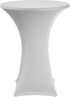 Stehtischbezug Ø 70 cm grau