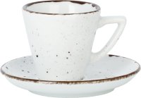 Porzellanserie "Granja" weiß Tasse obere Espresso