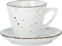 Porzellanserie "Granja" weiß Tasse obere Kaffee/Cappuccino
