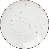 Porzellanserie "Granja" weiß Teller flach Coup-Form, 30 cm