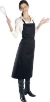 Latzschürze schwarz