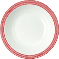 Teller tief "Colour" Ø20,5cm 600ml Melamin  cherry-rot
