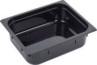 GN Behälter 1/2 Polycarbonat schwarz T: 100mm