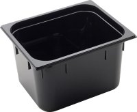 GN Behälter 1/2 Polycarbonat schwarz T: 200mm