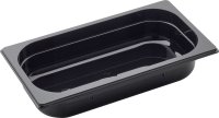 GN Behälter 1/3 Polycarbonat schwarz T: 65mm