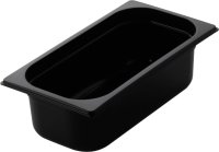 GN Behälter 1/3 Polycarbonat schwarz T: 100mm