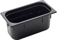 GN Behälter 1/3 Polycarbonat schwarz T: 150mm