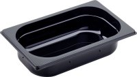 GN Behälter 1/4 Polycarbonat schwarz T: 65mm