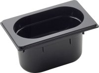 GN Behälter 1/9 Polycarbonat schwarz T: 100mm