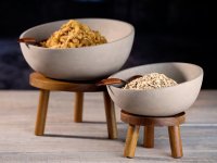 Buffetständer "Holzfuß"