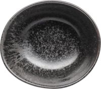 Porzellanserie „Ebony" Schale 12,5x10,5cm