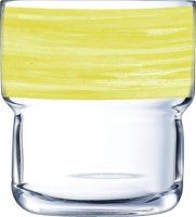 Glasserie "Brush" 220ml Gelb 220ml