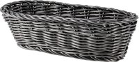 Korb länglich 23x11x7cm schwarz