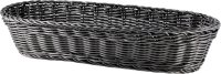 Korb länglich 37x15x8cm schwarz