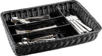 Korb Besteck 4 Fächer 40x30x6,5cm