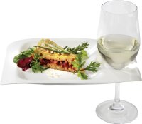 Teller mit Glashalter