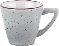 Porzellanserie "Granja" grau Tasse obere Espresso