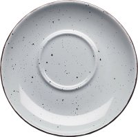 Porzellanserie "Granja" grau Tasse untere Kaffee Grande