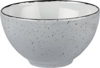 Porzellanserie "Granja" grau Schale, 14 cm