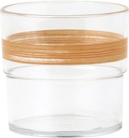 Trinkbecher "Colour" 0,23L SAN klar/orange