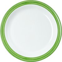 Teller flach "Colour" Ø19,5cm Melamin  grün