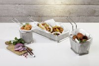 Mini-Servier-Frittierkorb, rund