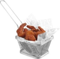 Mini-Servier-Frittierkorb, rechteckig