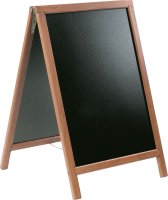Standtafel doppelseitig, mahagoni