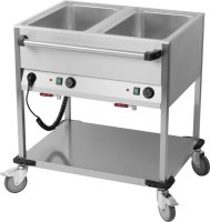 Fahrbares Wasserbad 2 Becken