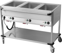 Fahrbares Wasserbad 3 Becken