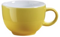 Kaffee-/Cappuccinotasse obere gelb