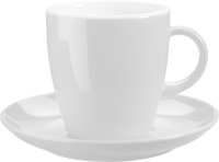 Latte Macchiatotasse obere weiß