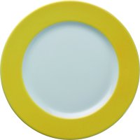 Teller flach Ø 26 cm gelb