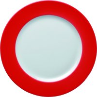 Teller flach Ø 26 cm rot