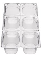 GN-Behälter 1/6 Polycarbonat 65mm