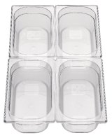 GN-Behälter 1/4 Polycarbonat 65mm