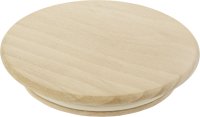 Holzdeckel Buche mit Silikonring