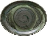 "Heart & Soul" Avocado Platte Coup oval 31x24cm