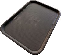 Serviertablett PP 41,5x31cm braun