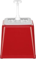 Pump-Soßenspender 2,5L rot