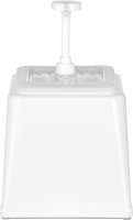 Pump-Soßenspender 2,5L weiß