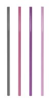 Trinkhalme aus Hartplastik Jumbo "Wild Berry"
