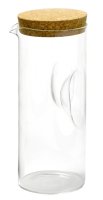 Glaskrug mit Korkdeckel 1,8L