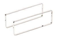 Buffet-Präsentation "OAK" Bügel 25x9cm Edelstahl 2er Pack