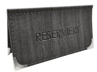 Reserviert Aufsteller "Madera" anthrazit