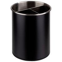 Besteckbehälter, drehbar, Ø 13cm, Edelstahl