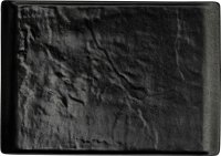 Porzellanserie "Schieferlook" Platte 34,3x24cm