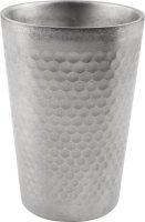 Edelstahlserie "Yoko" Becher mit Hammerschlag-Muster 0,35L
