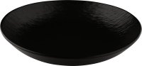 Porzellanserie "Lavanit" schwarz Teller tief