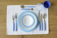 Besteckserie "Colour" blau